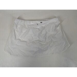 MPG Athletic Performance Training Skort Scalloped Hem Womens Size XL White